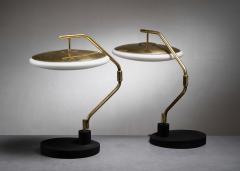  Fontana Arte FontanaArte Pair of Max Ingrand table lamps for Fontana Arte - 4595834