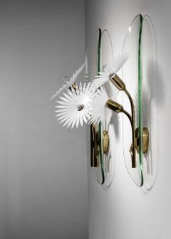  Fontana Arte FontanaArte Pair of Pietro Chiesa wall lamps for Fontana Arte - 4595776