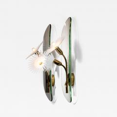 Fontana Arte FontanaArte Pair of Pietro Chiesa wall lamps for Fontana Arte - 4596656