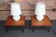  Fontana Arte FontanaArte Pair of Vintage Italian Glass Table Lamps by Max Ingrand for Fontana Arte - 3271150