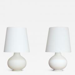  Fontana Arte FontanaArte Pair of Vintage Italian Glass Table Lamps by Max Ingrand for Fontana Arte - 3281423