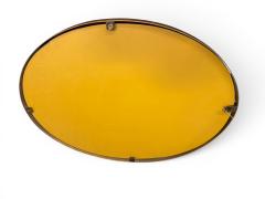  Fontana Arte FontanaArte Pair of blue glass mirrors and brass Att to Fontana Arte  - 4582411