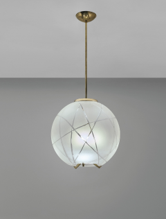 Fontana Arte FontanaArte Rare Fontana Arte Ceiling Fixture - 4236701