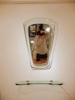  Fontana Arte FontanaArte Rare Fontana Arte wall mounted console table - 3553503