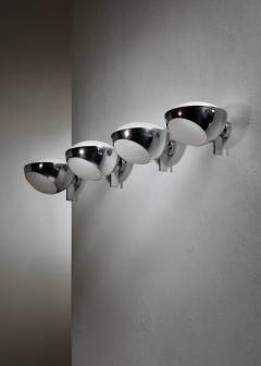  Fontana Arte FontanaArte Set of 4 Max Ingrand wall lamps for Fontana Arte - 4267454