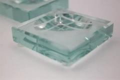  Fontana Arte FontanaArte Vintage Crystal Ashtrays by Fontana Arte - 3642275