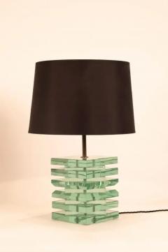  Fontana Arte Heavy cut glass table lamp - 3726405