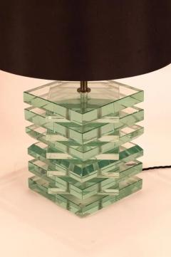  Fontana Arte Heavy cut glass table lamp - 3726408