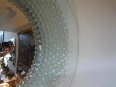  Fontana Arte Italian Pietro Chiesa for Fontana Arte Attributed Round Glass Convex Mirror - 3806625