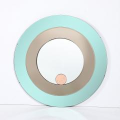  Fontana Arte Mid Century Modernist Round Tiered Mirror by Fontana Arte - 3703469