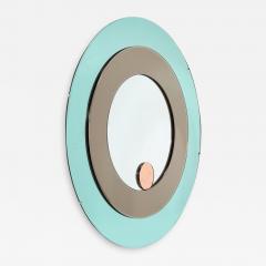  Fontana Arte Mid Century Modernist Round Tiered Mirror by Fontana Arte - 3706547