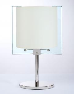  Fontana Arte Nathalie Grenon for Fontana Arte Glass and Nickle Table Lamps - 4038378