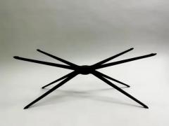  Fontana Arte Pair of Italian MId Century Aluminum Glass Side or Coffee Tables Fontana Arte - 4112228