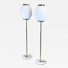  Fontana Arte Pair of Italian Mid Century Modern Style Floor Lamps Max Ingrand Fontana Arte - 4123498