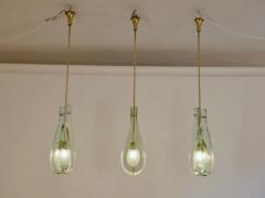  Fontana Arte Set of three Max Ingrand for Fontana Arte pendant lights model 2259 - 4128445