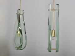  Fontana Arte Set of three Max Ingrand for Fontana Arte pendant lights model 2259 - 4128462