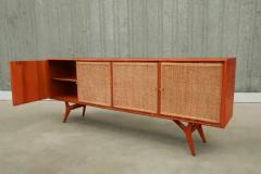  Forma Brazil 1950s Brazilian Modern Credenza in Hardwood Caning by Forma - 3193778