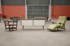  Forma Brazil Brazilian Modern Bar in Rosewood and White Finish by Forma 1960s Brazil - 3193643