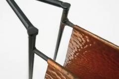  Forma Brazil Brazilian Modern Magazine Rack in Iron Copper by Carlo Hauner Martin Eisler - 3193668