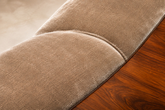  Forma Brazil Brazilian Modern Sofa with Cavi na Bookshelf Mohair Forma Brazil 1950s - 4740048