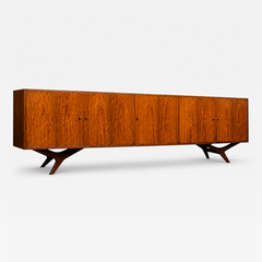  Forma Brazil Credenza in Solid Cavi na Hardwood by Forma Brazilian Modern Brazil 1960s - 4694862