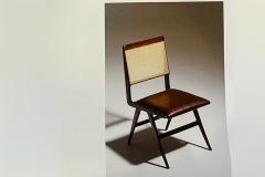  Forma Brazil Set of 2 Chairs in Caviuna wood Leather Forma 1950s - 4546490