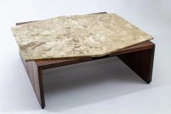  Forma Manufacture Mid Century Modern Marble Top Center Table by Forma Manufacture Brazil 1950s - 2889872