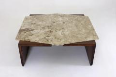  Forma Manufacture Mid Century Modern Marble Top Center Table by Forma Manufacture Brazil 1950s - 2889873