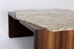  Forma Manufacture Mid Century Modern Marble Top Center Table by Forma Manufacture Brazil 1950s - 2889874