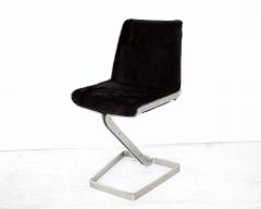  Forma Nova Italian Stainless Steel Desk Chair by Forma Nova circa 1970 - 4239625