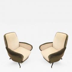  Forma Nova Pair of Lounge Chairs Attributed to Formanova Italy 1960s - 419040