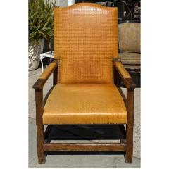  Formations Formations Furniture Woven Italian Leather Ratchet Reclining Chair - 4317173