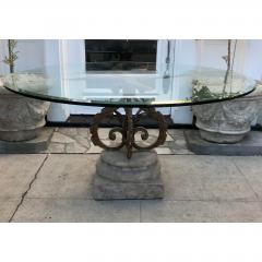  Formations Formations Iron Stone Glass Top Dining Table - 1756022