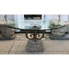  Formations Formations Iron Stone Glass Top Dining Table - 1756023