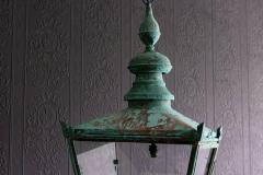  Foster Pullen Large Foster Pullen Verdigris Copper Lantern - 1964209