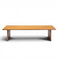  Founders Furniture Company Founders Mid Century Walnut and Cane Coffee Table - 4569538