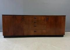  Founders Furniture Company Founders Rosewood Credenza with Drawers Shelves on a Black Plinth Base - 4046841