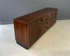  Founders Furniture Company Founders Rosewood Credenza with Drawers Shelves on a Black Plinth Base - 4046842