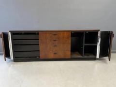  Founders Furniture Company Founders Rosewood Credenza with Drawers Shelves on a Black Plinth Base - 4046861