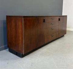  Founders Furniture Company Founders Rosewood Credenza with Drawers Shelves on a Black Plinth Base - 4046869