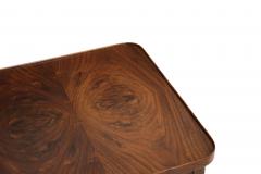  Founders Furniture Company Jack Cartwright for Founders Book Matched Walnut Cane Side Tables - 4749974