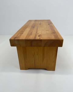  Fr seke Scandinavian Modern Solid Pine Bench by Fr seke Furniture Maker in Sweden 1970s - 2277152