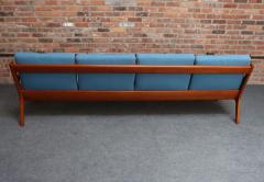  France and Son Danish Modern Four Seat Teak Senator Sofa by Ole Wanscher for France and Son - 4179731