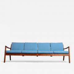  France and Son Danish Modern Four Seat Teak Senator Sofa by Ole Wanscher for France and Son - 4186031