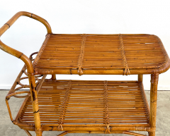  Franco Albini Franca Helg Antonio Piva ITALIAN BAMBOO BAR CART - 2655062