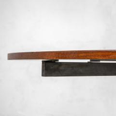  Franco Albini Franca Helg Franco Albini Round Table Model TL30 in Wood Metal for Poggi 50s - 2732823