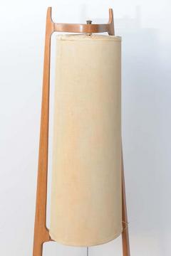  Franco Albini Franca Helg Rare Italian Modern Walnut Standing Lamp Table Franco Albini and Franca Helg - 4654904