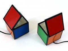  Franco Bettonica Mario Melocchi Early Pentacolore Cuboluce Table Lamps by Franco Bettonica Mario Melocchi 1972 - 4600237