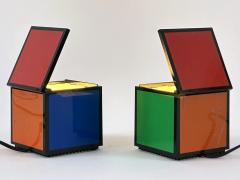  Franco Bettonica Mario Melocchi Early Pentacolore Cuboluce Table Lamps by Franco Bettonica Mario Melocchi 1972 - 4600239