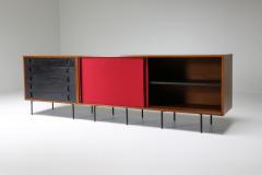  Franco Campo Carlo Graffi Black and Red Sideboard by Franco Campo and Carlo Graffi 1950s - 1960874